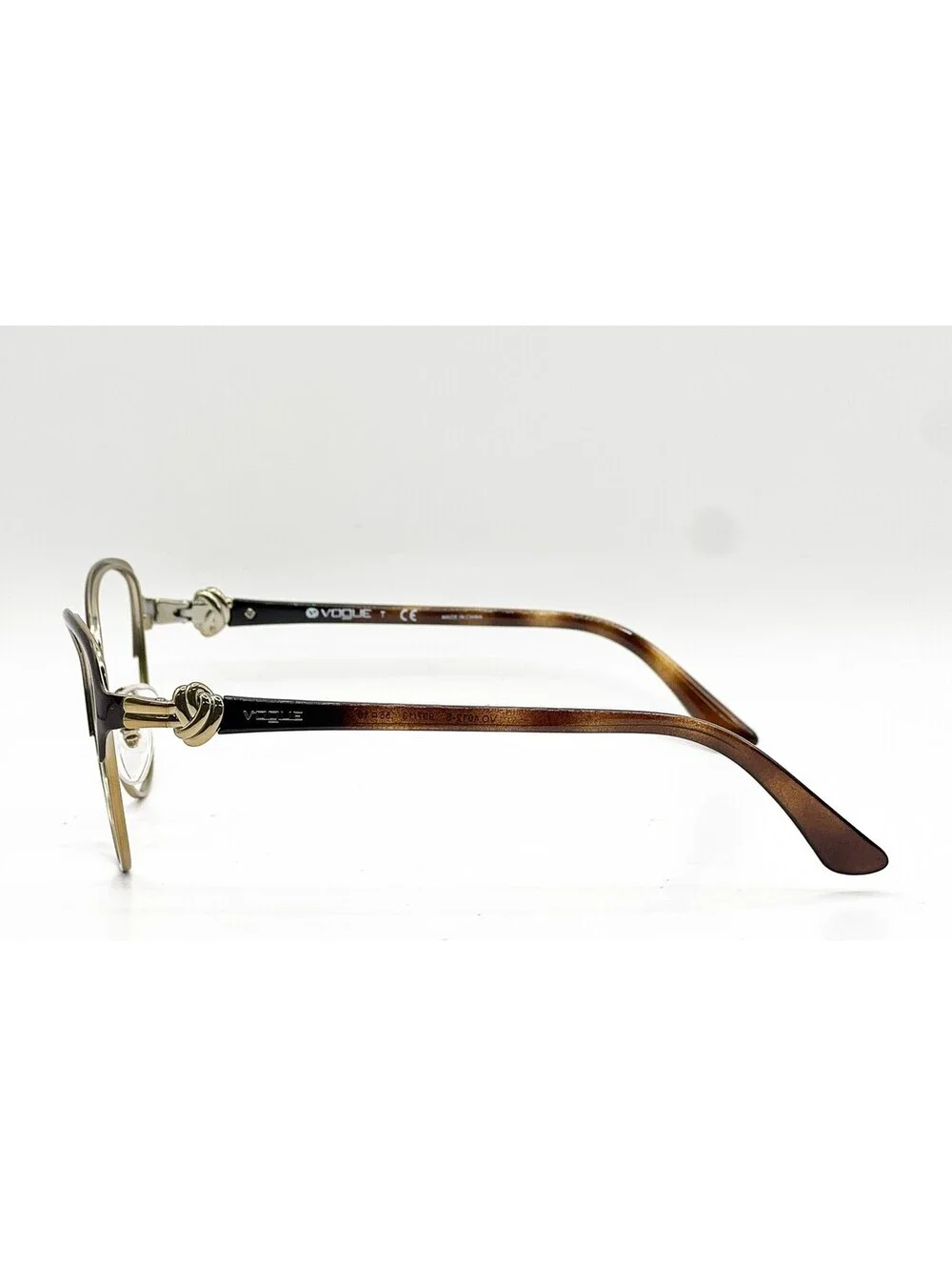 Vogue VO 4012-S 997/13 Brown/Pale Gold Authentic Eyeglass Frames 55-18
